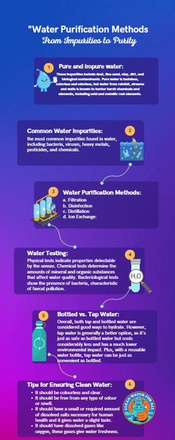 water purification methods - infographic
