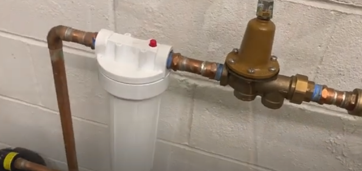 fix the water filter.
