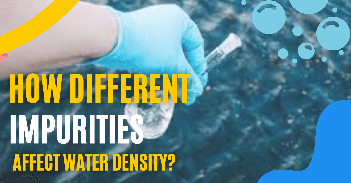 Different Impurities Affect Water Density