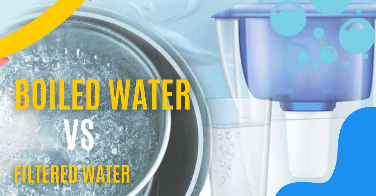 Filtered water vs boiled water