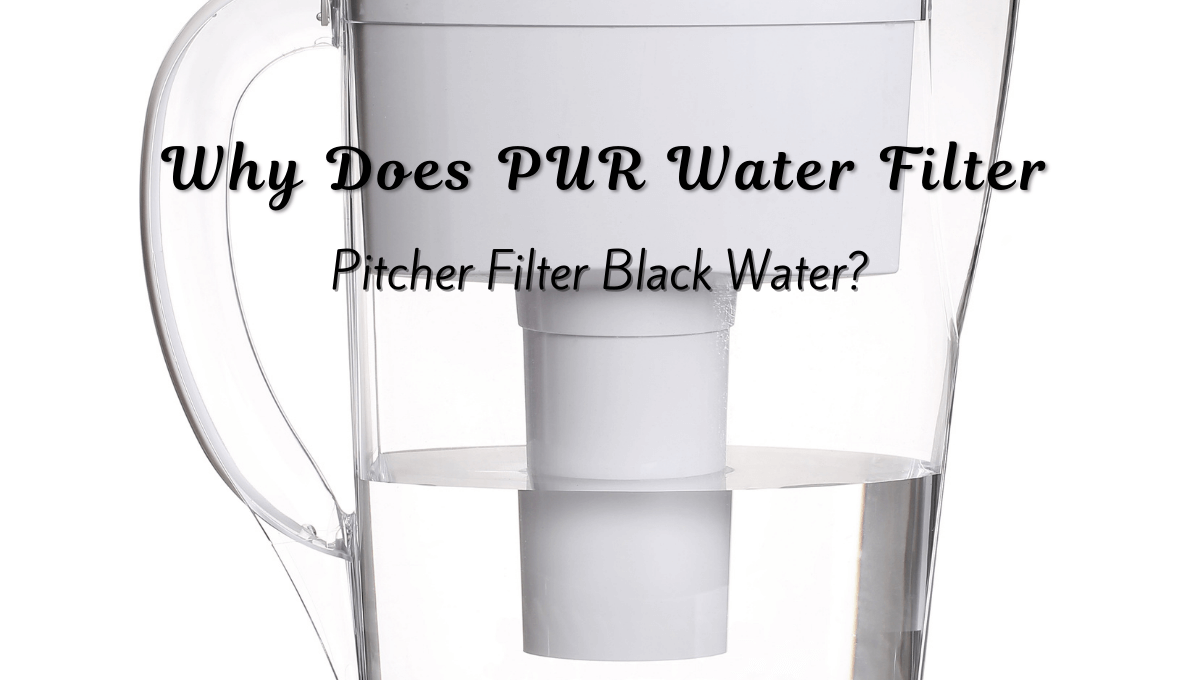 PUR Water Filter Pitcher Filter Black Water