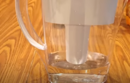Allow water to filter through