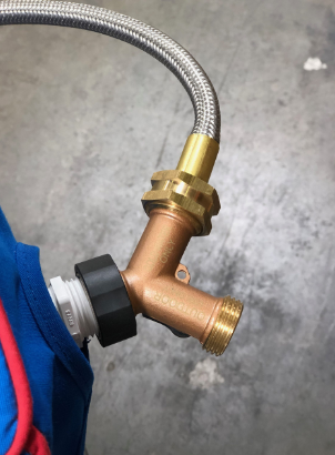 Connect the Hose Bib Assembly to the Bypass Valve