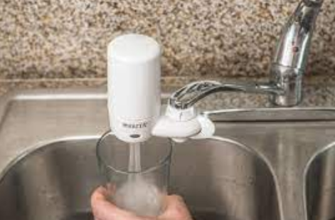 Is it possible to put a water filter on a pull-down water faucet in the kitchen