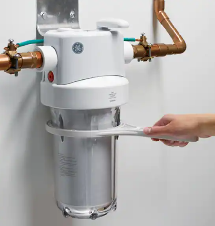 Open all faucets to drain water